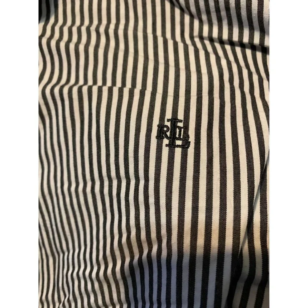 Lauren Ralph Lauren Striped Cotton Button Down Shirt Mens Size 2X - Picture 3 of 4